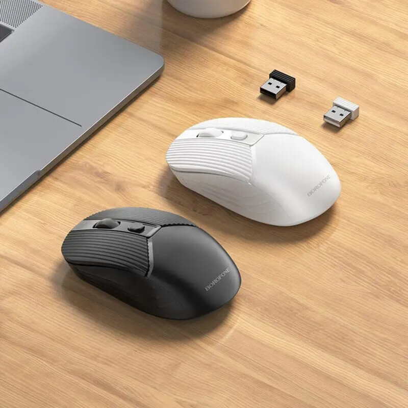 Mouse wireless 1600DPI, ergonomic, Borofone Business, BG5