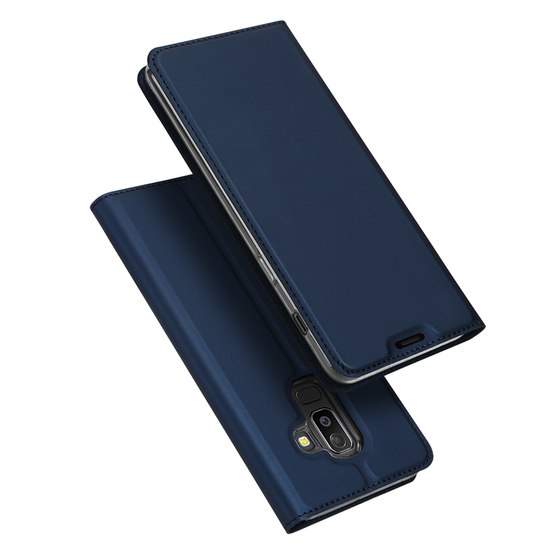 Husa Samsung Galaxy A6 Plus 2018 Dux Ducis Flip Stand Book - Albastru