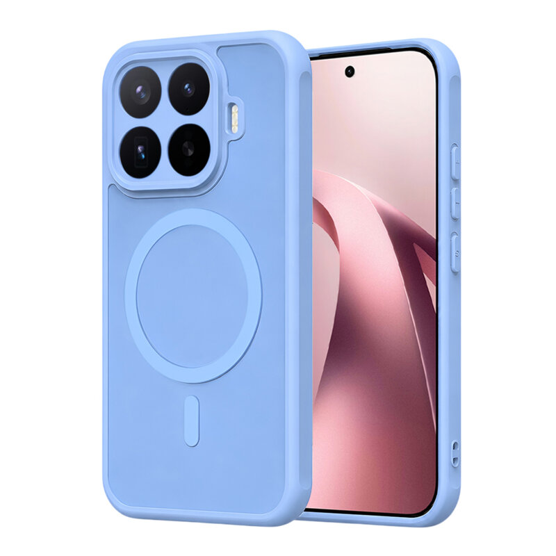 Husa Xiaomi 17T Techsuit HaloFrost II MagSafe, albastru