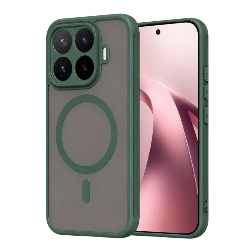 Husa Xiaomi 17T Techsuit HaloFrost II MagSafe, verde