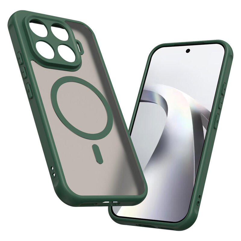 Husa Xiaomi 17T Techsuit HaloFrost II MagSafe, verde