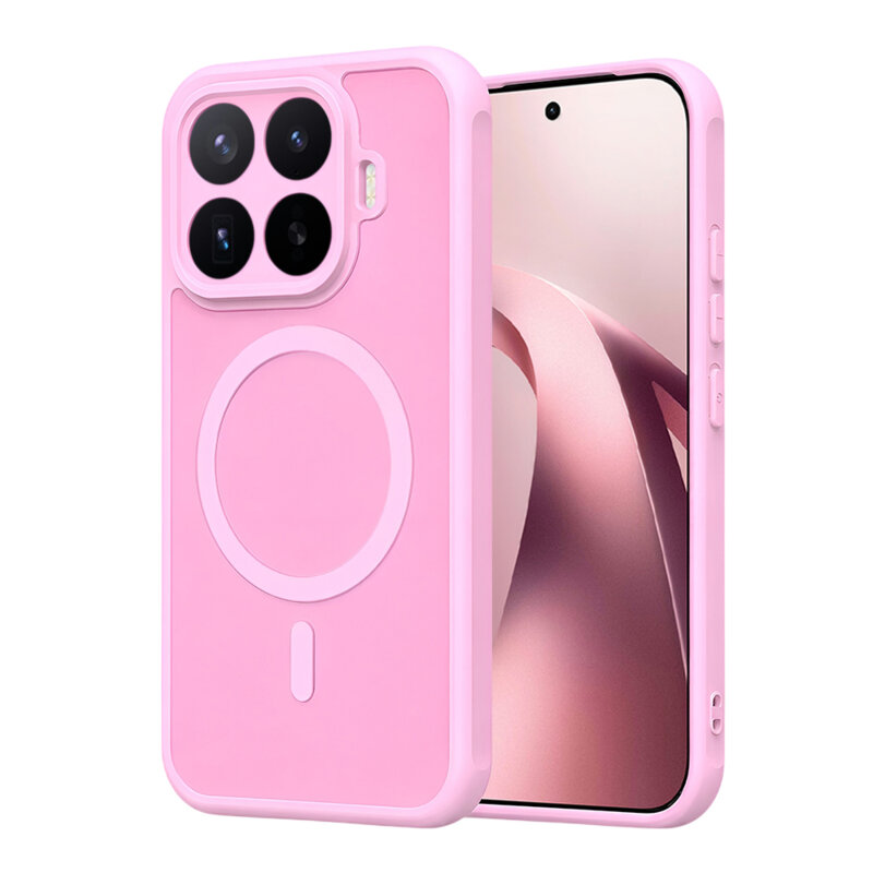 Husa Xiaomi 17T Techsuit HaloFrost II MagSafe, roz