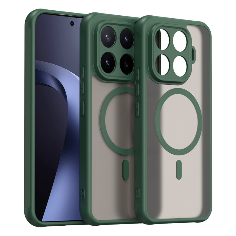 Husa Xiaomi 17T Pro Techsuit HaloFrost II MagSafe, verde