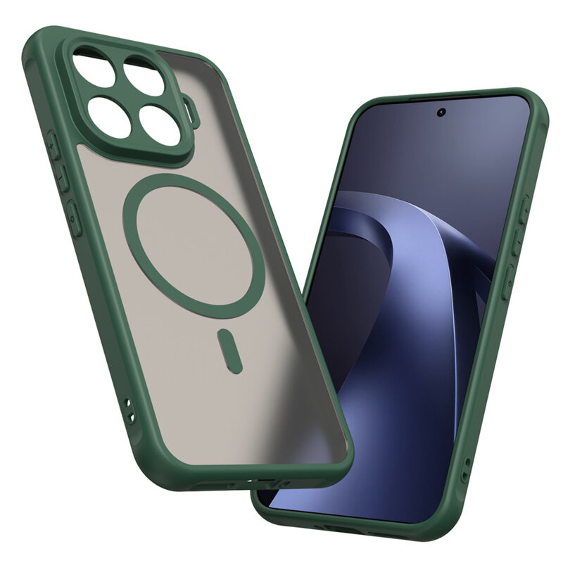 Husa Xiaomi 17T Pro Techsuit HaloFrost II MagSafe, verde