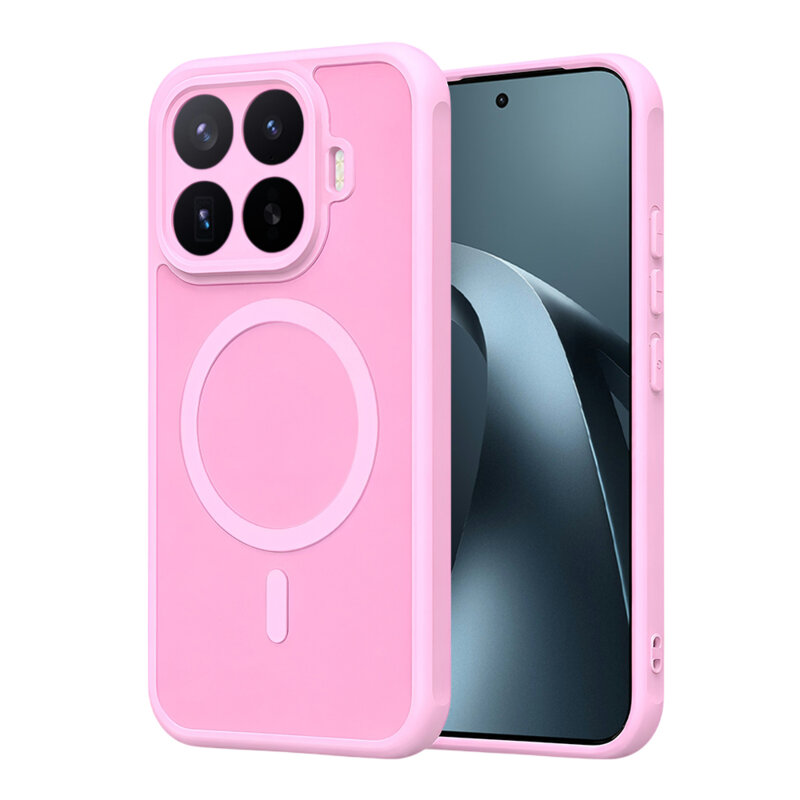 Husa Xiaomi 17T Pro Techsuit HaloFrost II MagSafe, roz
