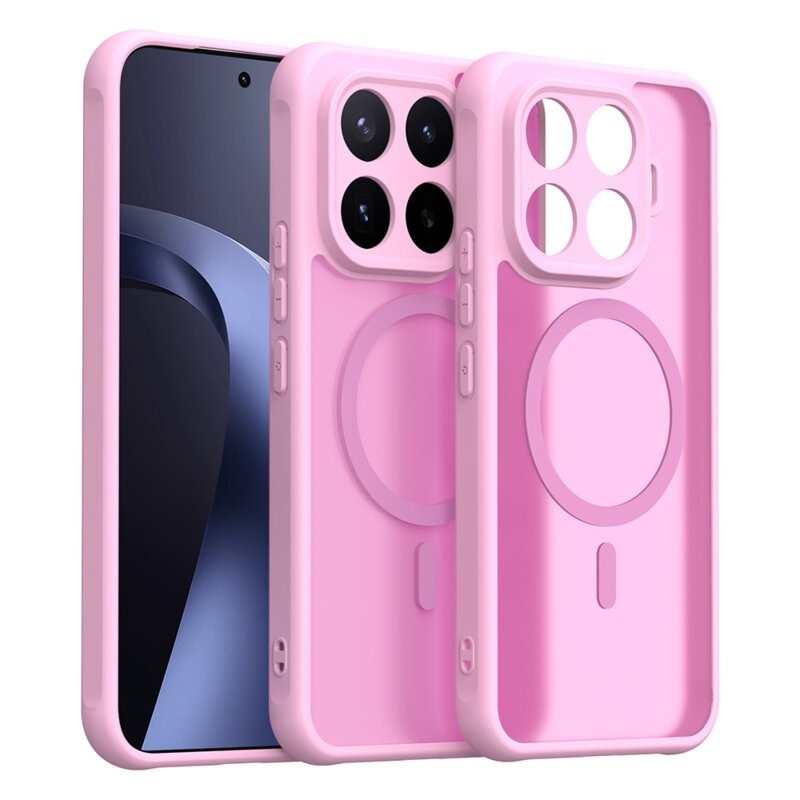 Husa Xiaomi 17T Pro Techsuit HaloFrost II MagSafe, roz