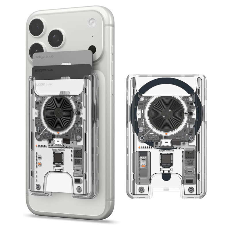 Portofel magnetic MagSafe 3 carduri Spigen Ultra Hybrid Zero One