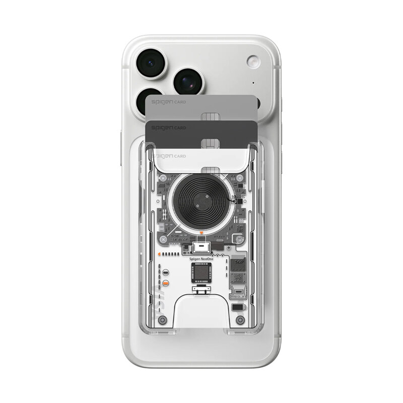 Portofel magnetic MagSafe 3 carduri Spigen Ultra Hybrid Zero One