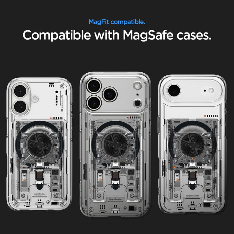 Portofel magnetic MagSafe 3 carduri Spigen Ultra Hybrid Zero One