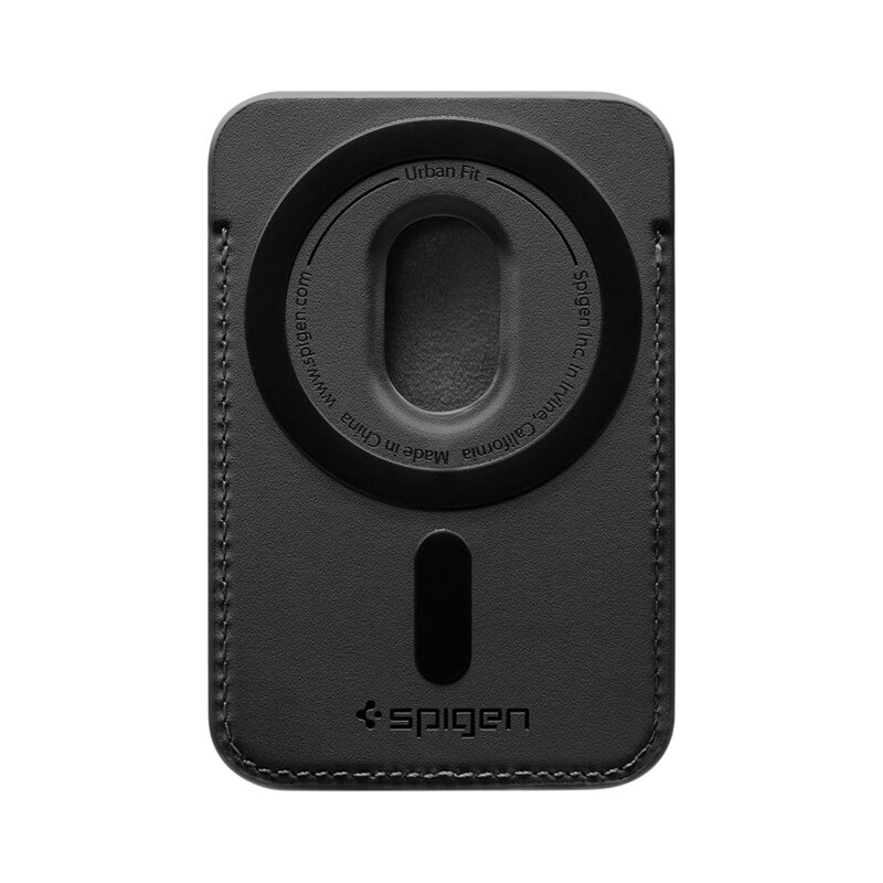 Portofel magnetic MagSafe 5 carduri Spigen Urban Fit, negru