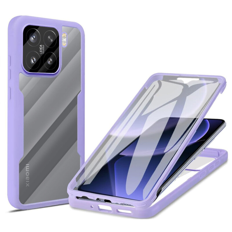 Husa 360° Xiaomi 15 Techsuit ColorVerse, mov