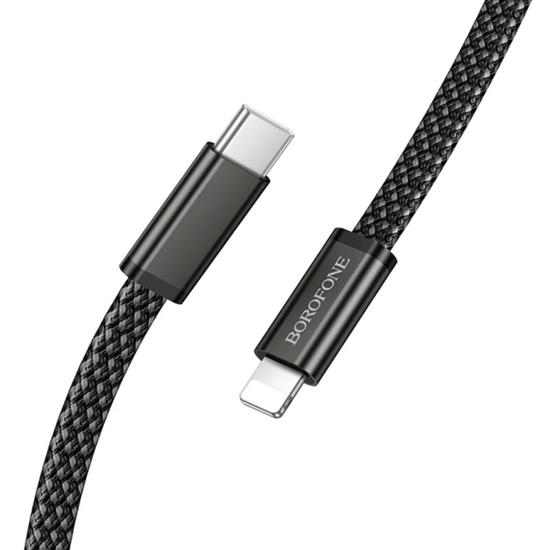 Cablu USB-C la Lightning, 30W, Borofone Peace, BX124, 1m