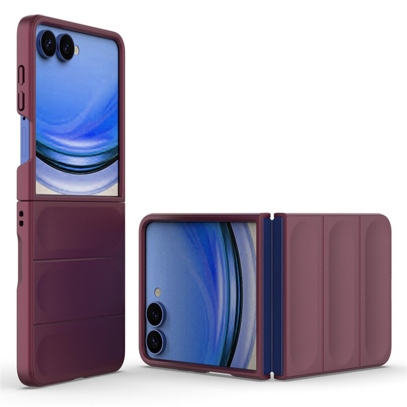 Husa Samsung Galaxy Z Flip8 Techsuit Magic Shield, bordo