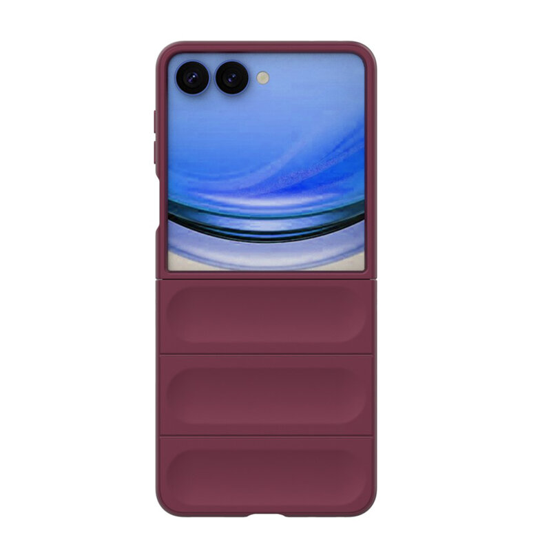 Husa Samsung Galaxy Z Flip8 Techsuit Magic Shield, bordo