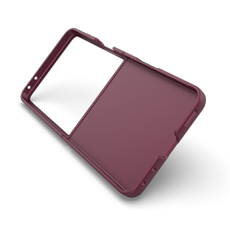 Husa Samsung Galaxy Z Flip8 Techsuit Magic Shield, bordo