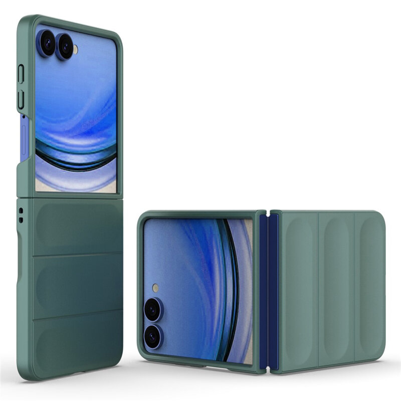Husa Samsung Galaxy Z Flip8 Techsuit Magic Shield, verde
