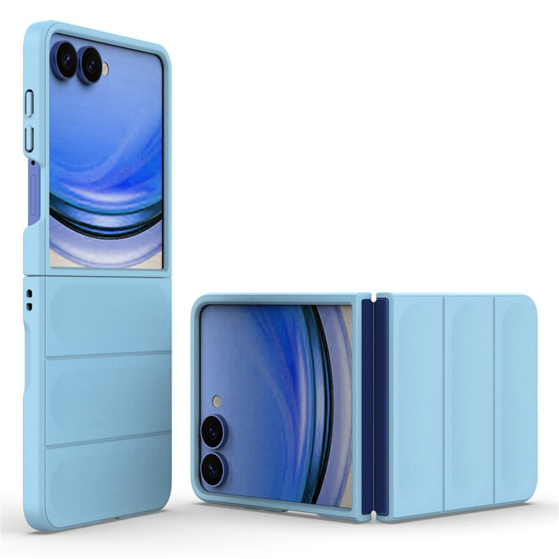 Husa Samsung Galaxy Z Flip8 Techsuit Magic Shield, bleu