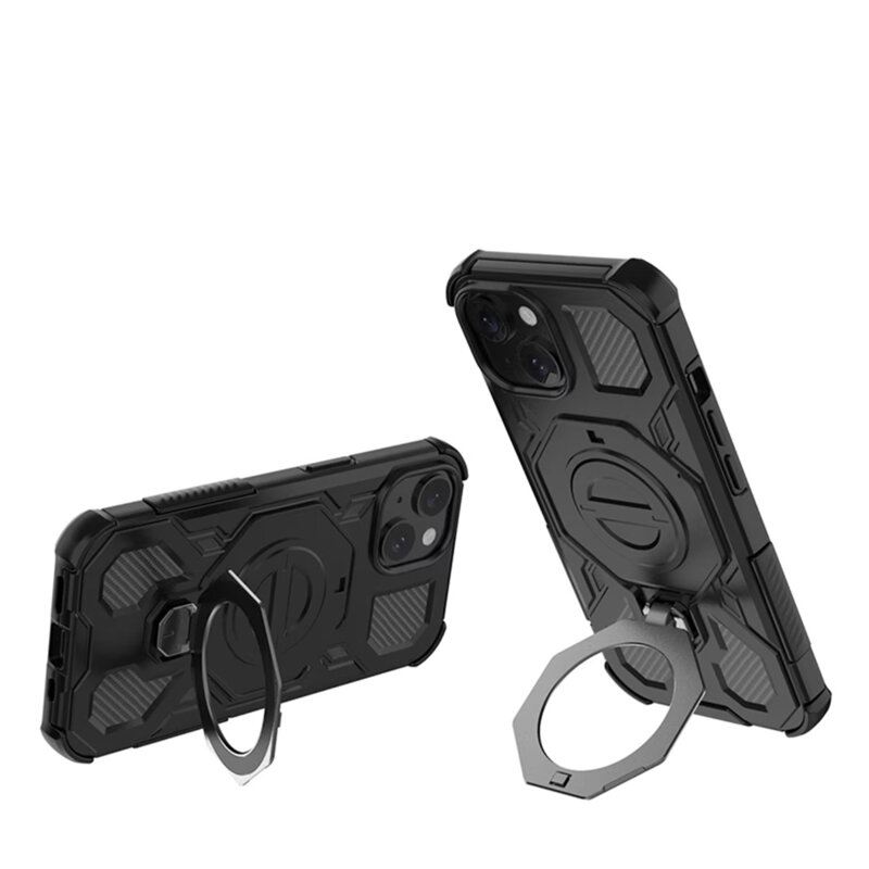 Husa Samsung Galaxy A18 Techsuit Carbon Shield PRO, alb