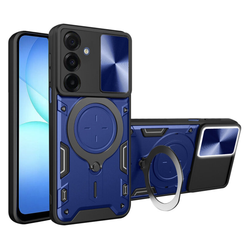 Husa Samsung Galaxy A18 Techsuit CamGuard Pro, albastru