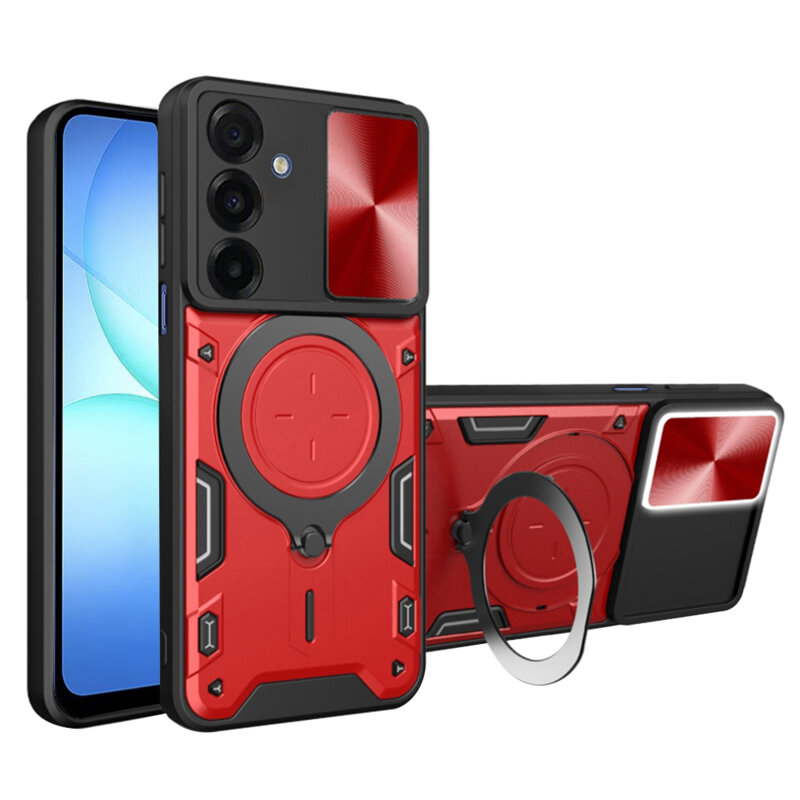 Husa Samsung Galaxy A18 Techsuit CamGuard Pro, rosu