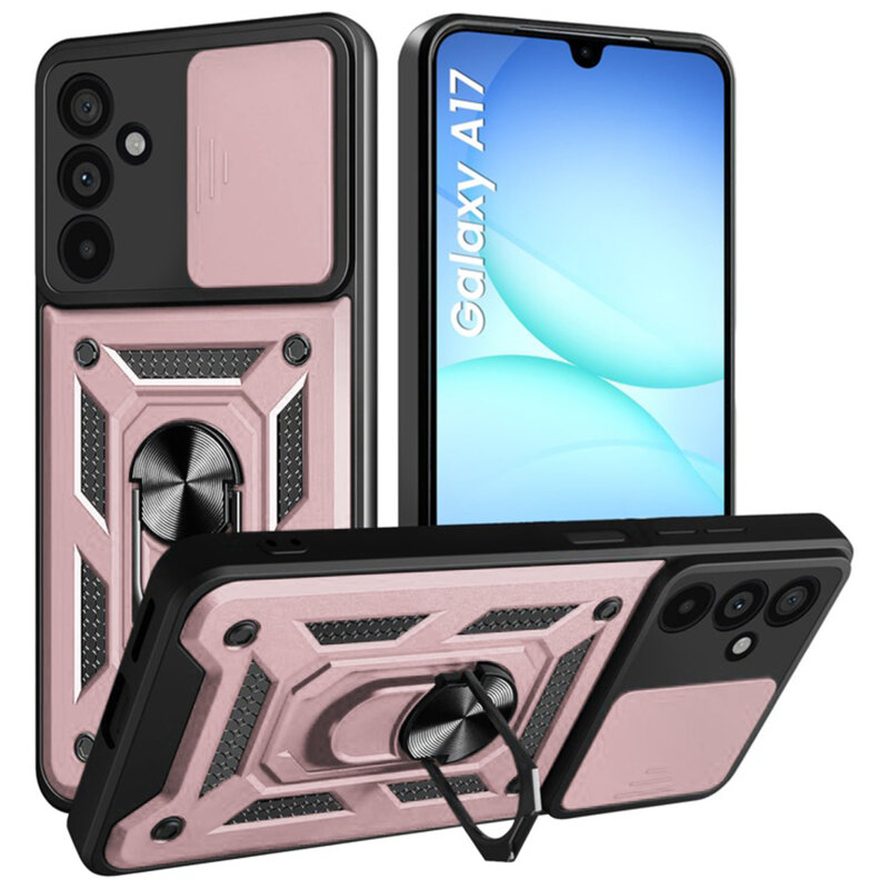 Husa Samsung Galaxy A18 protectie camera Techsuit CamShield Series, roz