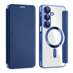 Husa Samsung Galaxy A18 Techsuit SmartMag Book Case, albastru