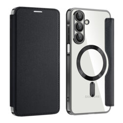 Husa Samsung Galaxy A18 Techsuit SmartMag Book Case, negru