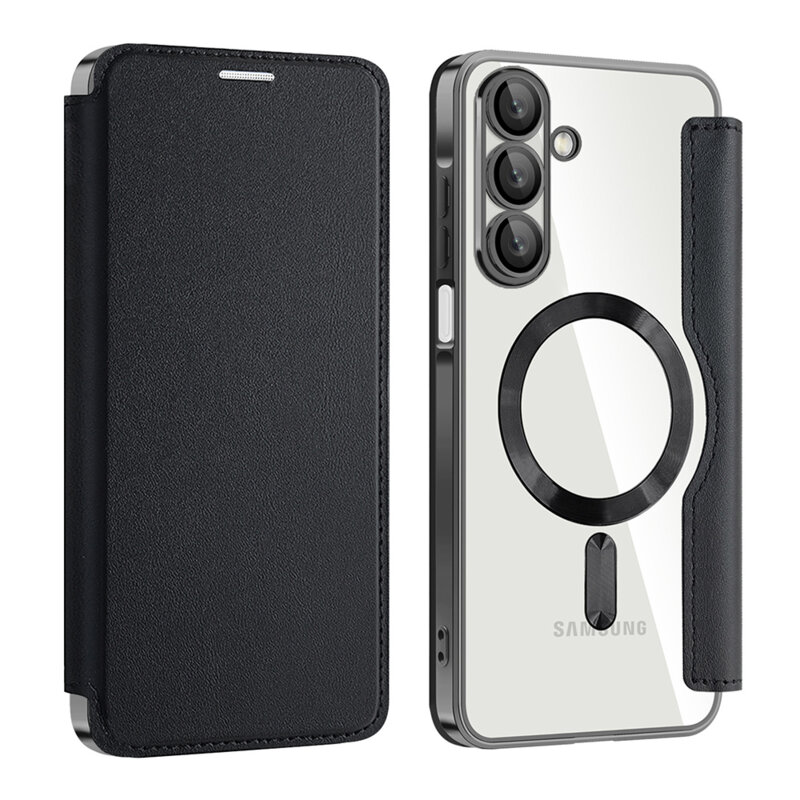 Husa Samsung Galaxy A18 Techsuit SmartMag Book Case, negru