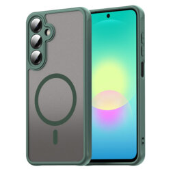 Husa Samsung Galaxy A27 5G Techsuit HaloFrost II MagSafe, verde