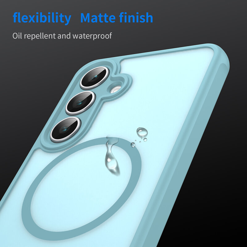 Husa Samsung Galaxy A18 Techsuit HaloFrost II MagSafe, verde menta