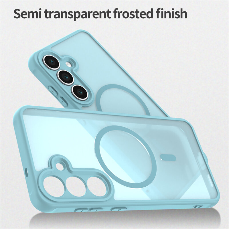 Husa Samsung Galaxy A18 Techsuit HaloFrost II MagSafe, verde menta