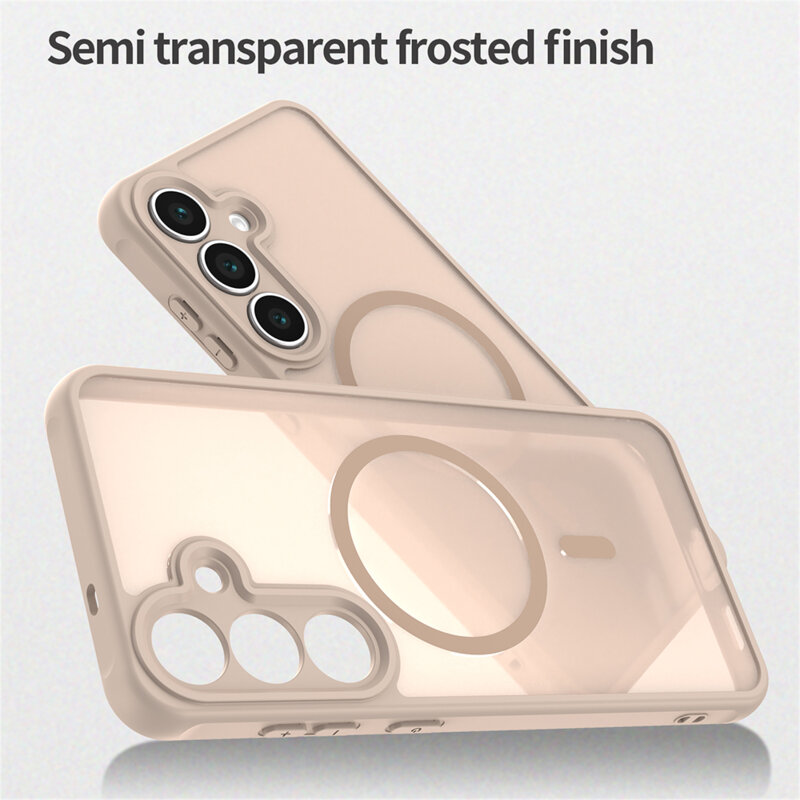 Husa Samsung Galaxy A18 Techsuit HaloFrost II MagSafe, auriu