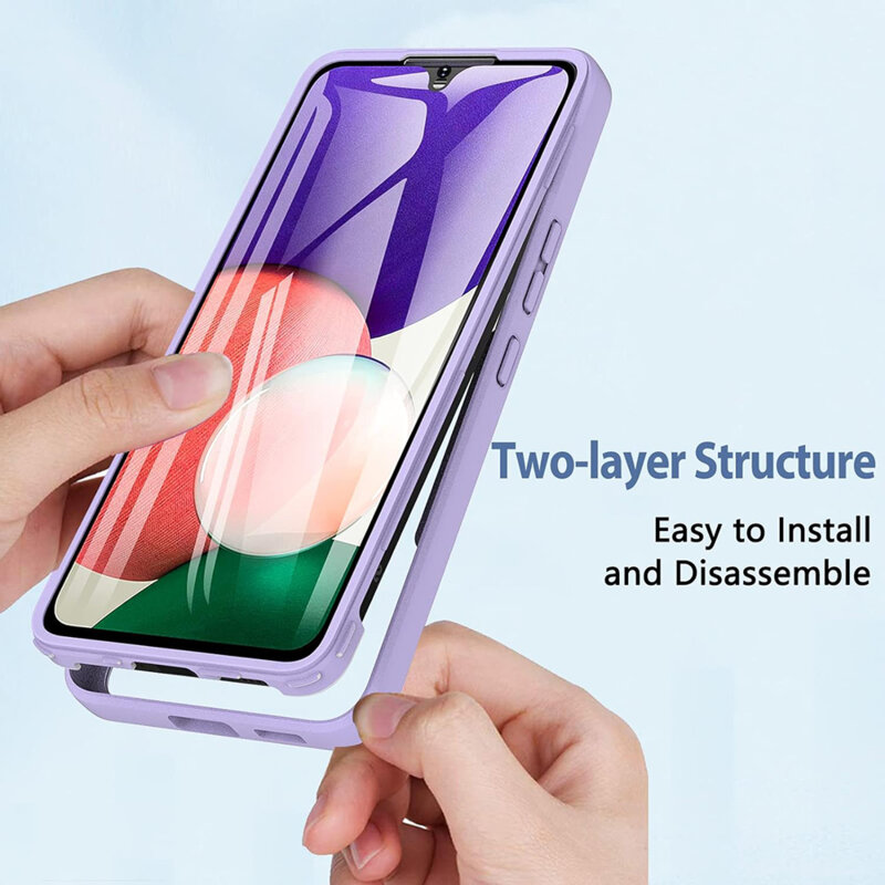 Husa 360° Samsung Galaxy A18 Techsuit ColorVerse, mov