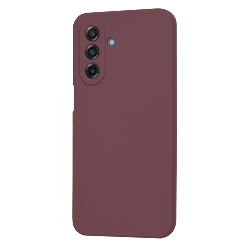 Husa silicon Samsung Galaxy A18 Techsuit SoftFlex, bordo