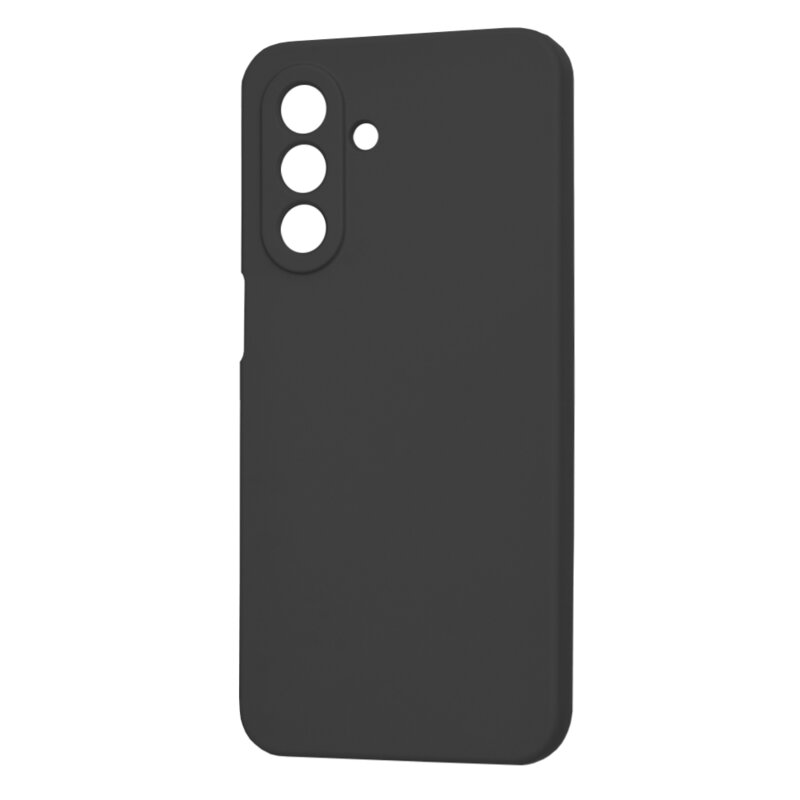 Husa silicon Samsung Galaxy A18 Techsuit SoftFlex, negru