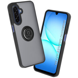 Husa Samsung Galaxy A18 Techsuit Glinth cu inel suport stand magnetic, negru
