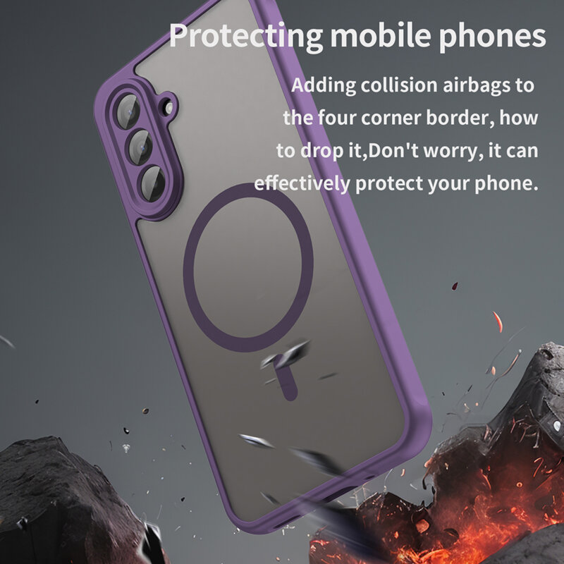 Husa Samsung Galaxy A18 Techsuit HaloFrost II MagSafe, mov