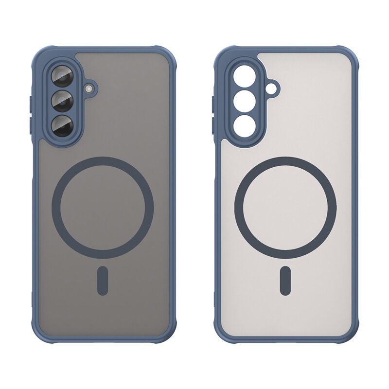 Husa Samsung Galaxy A18 Techsuit HaloFrost II MagSafe, bleumarin