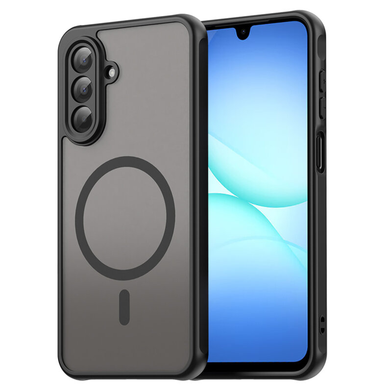 Husa Samsung Galaxy A18 Techsuit HaloFrost II MagSafe, negru