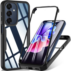 Husa 360° Samsung Galaxy A18 Techsuit ColorVerse, negru