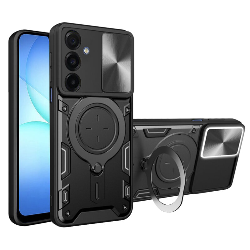 Husa Samsung Galaxy A18 Techsuit CamGuard Pro, negru
