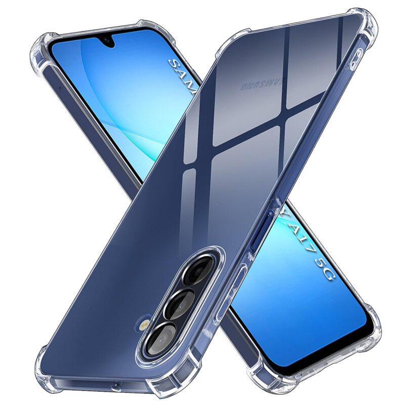 Husa Samsung Galaxy A18 Techsuit Shockproof Clear Silicone, transparenta