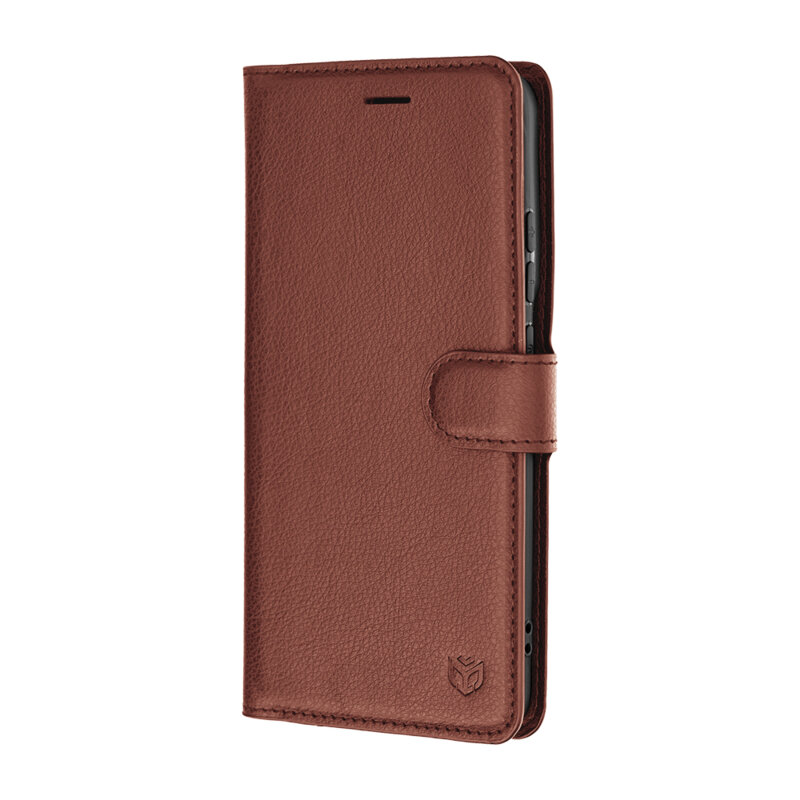Husa Motorola Edge 70 Pro Techsuit Leather Folio, maro