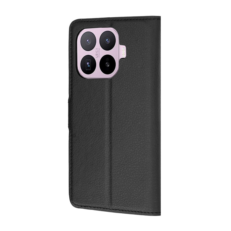 Husa Xiaomi 17T Techsuit Leather Folio, negru
