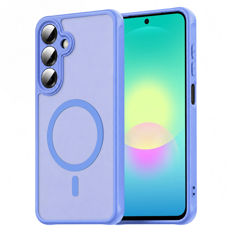 Husa Samsung Galaxy A27 5G Techsuit HaloFrost II MagSafe, albastru