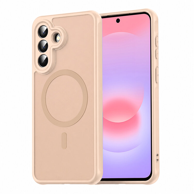 Husa Samsung Galaxy A37 5G Techsuit HaloFrost II MagSafe, auriu