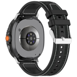 Curea Samsung Galaxy Watch9 44mm Techsuit, negru, W051