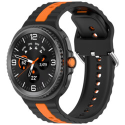 Curea Samsung Galaxy Watch9 44mm Techsuit, negru, W078