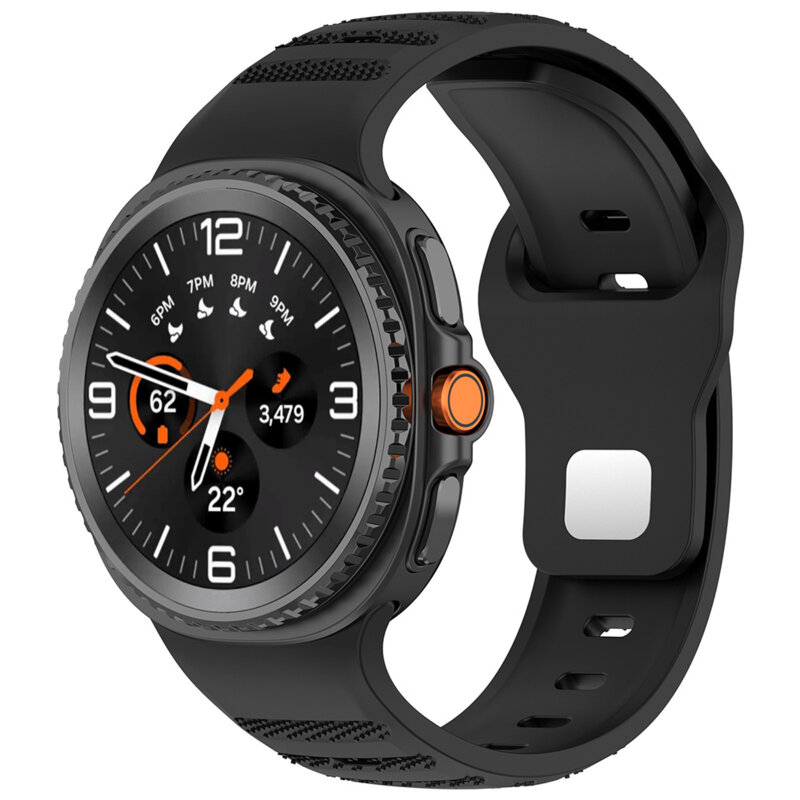 Curea Samsung Galaxy Watch9 44mm Techsuit, negru, W050