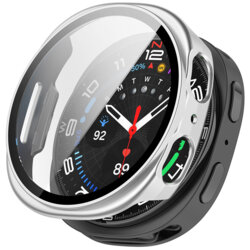 [Pachet 360°] Husa + folie Samsung Galaxy Watch9 40mm Techsuit Defense, gri